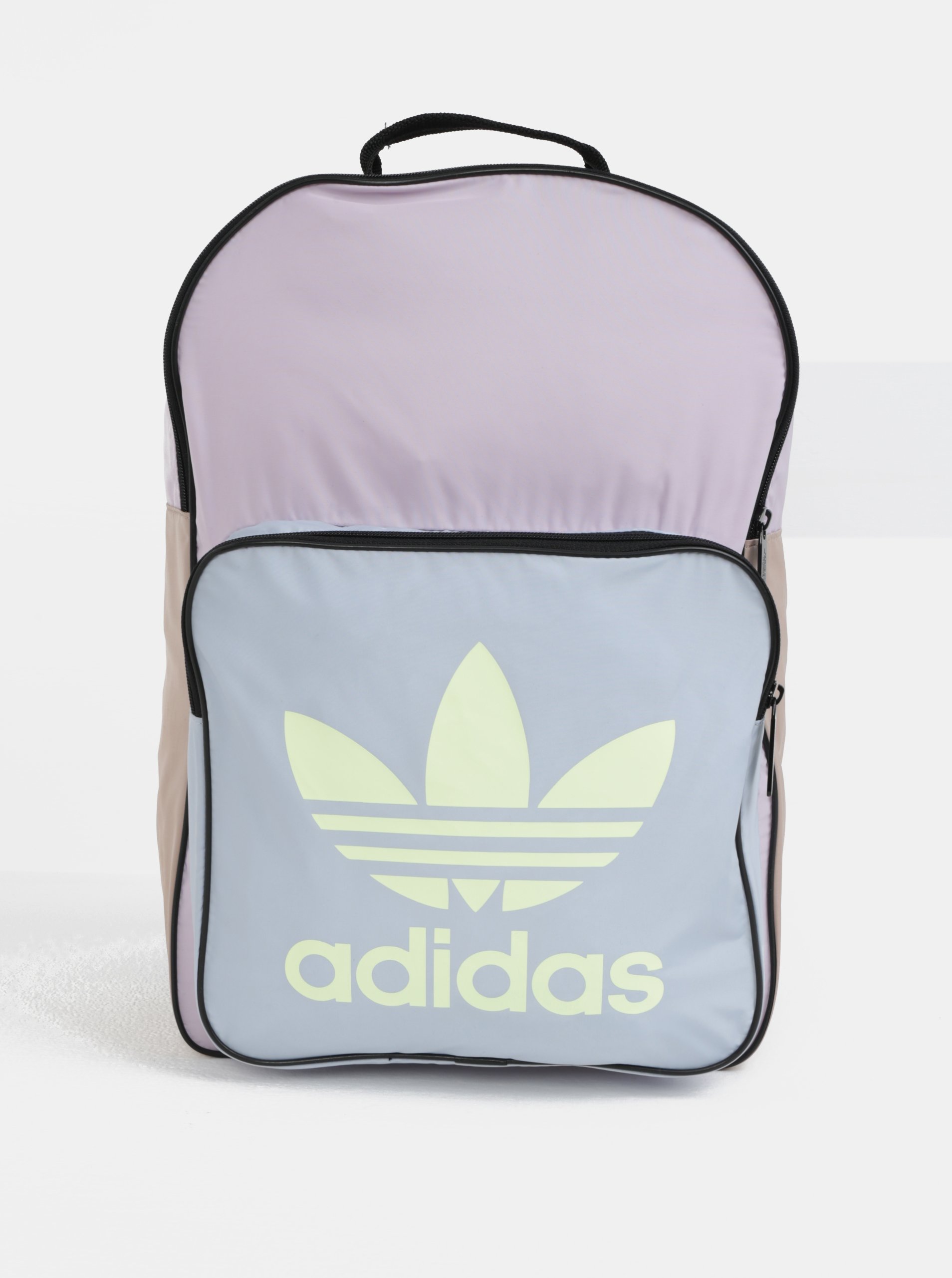 Modro-fialový dámský batoh s potiskem adidas Originals Modro-fialový dámský batoh s potiskem adidas Originals