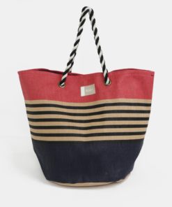 Modro-červený shopper Roxy Sunseeker