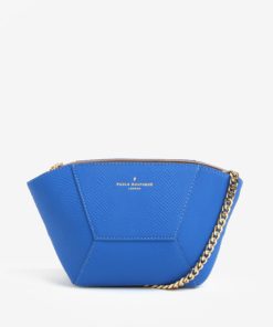 Modrá malá crossbody kabelka se zlatými detaily Paul´s Boutique Tasmin