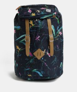 Modrý dámský vzorovaný batoh The Pack Society 23 l