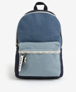 Modrý džínový batoh Tommy Hilfiger