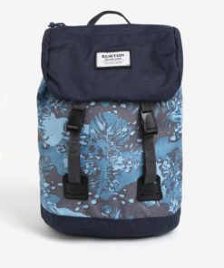 Modrý klučičí vzorovaný batoh s klopou Burton Youth Tinder 16 l