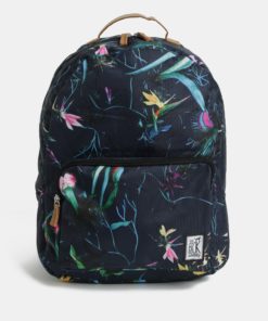 Modrý vzorovaný dámský batoh The Pack Society 18 l