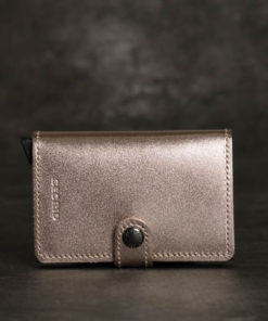 Secrid Miniwallet Metallic Champagne-Brown Univerzální velikost