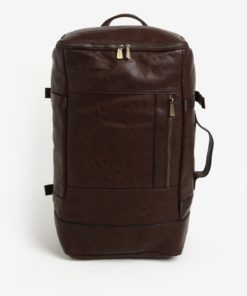 Tmavě hnědý batoh/cestovní taška Bobby Black