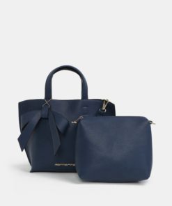 Tmavě modrá crossbody kabelka s pouzdrem 2v1 Fornarina Bella