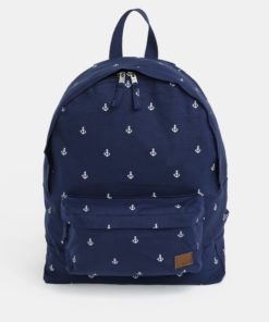 Tmavě modrý batoh s potiskem Roxy Sugar Baby