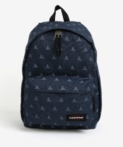 Tmavě modrý vzorovaný batoh Eastpak Out of Office 27 l