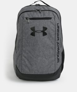Tmavě šedý žíhaný voděodolný batoh Under Armour