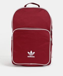 Vínový batoh s potiskem adidas Originals