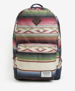 Zeleno-béžový dámský pruhovaný batoh Burton Kettle 20 l