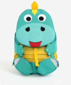 Zelený batoh ve tvaru dinosaura Affenzahn 8 l