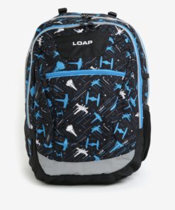 Černo-modrý klučičí vzorovaný batoh LOAP Ellipse 25 l