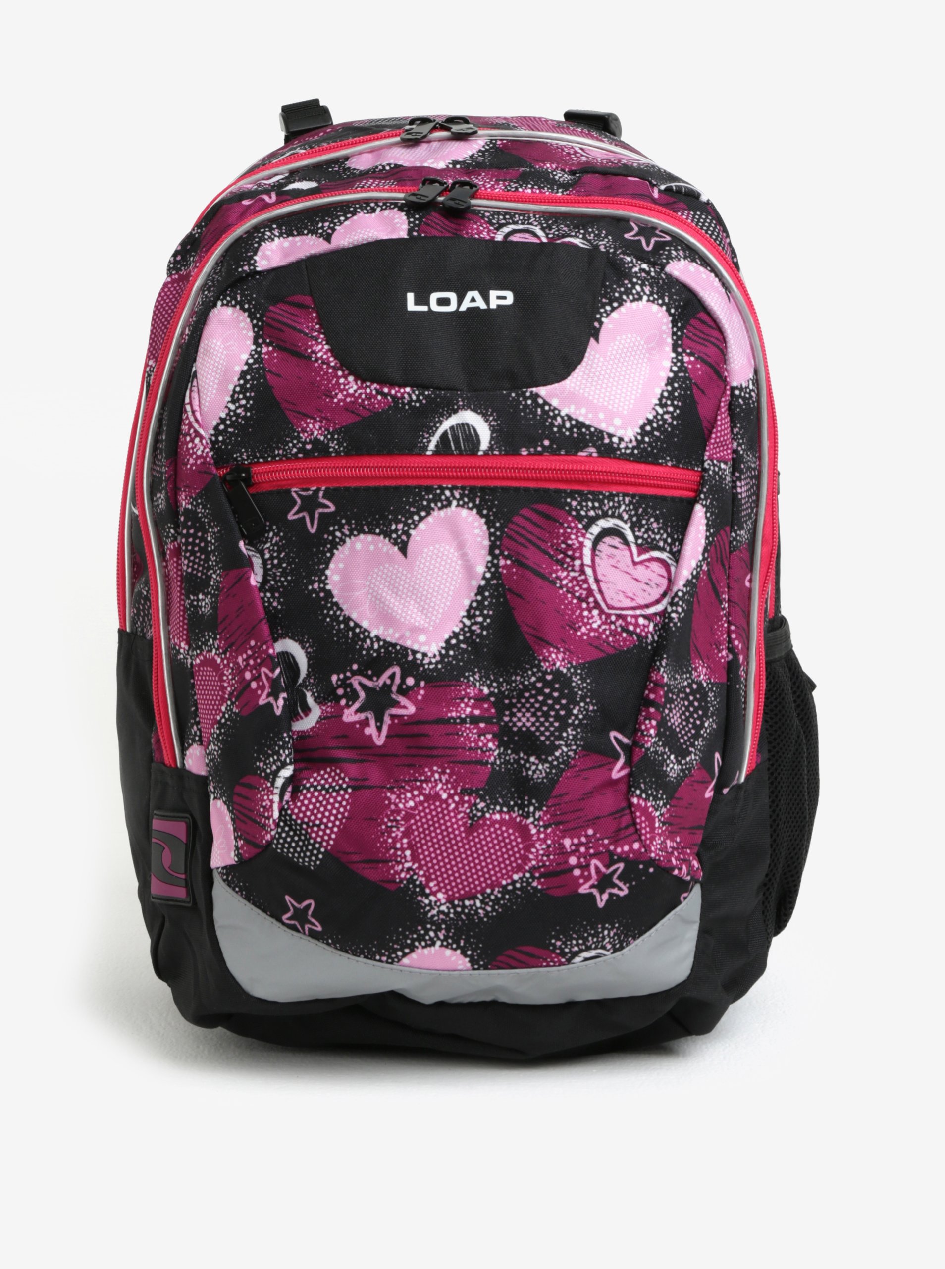 Černo-růžový holčičí vzorovaný batoh LOAP Ellipse 25 l Černo-růžový holčičí vzorovaný batoh LOAP Ellipse 25 l