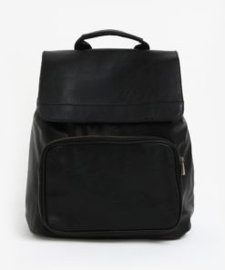 Černý batoh s klopou Bobby Black