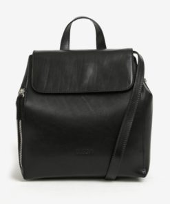 Černý dámský kožený batoh ELEGA Shirah