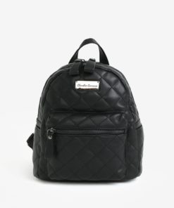 Černý prošívaný batoh Claudia Canova Hope