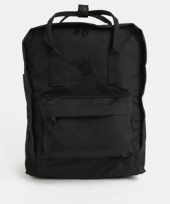 Černý recyklovaný batoh Fjällräven Re-Kånken 16 l