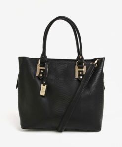 Černý shopper s crossbody kabelkou 2v1 Bessie London