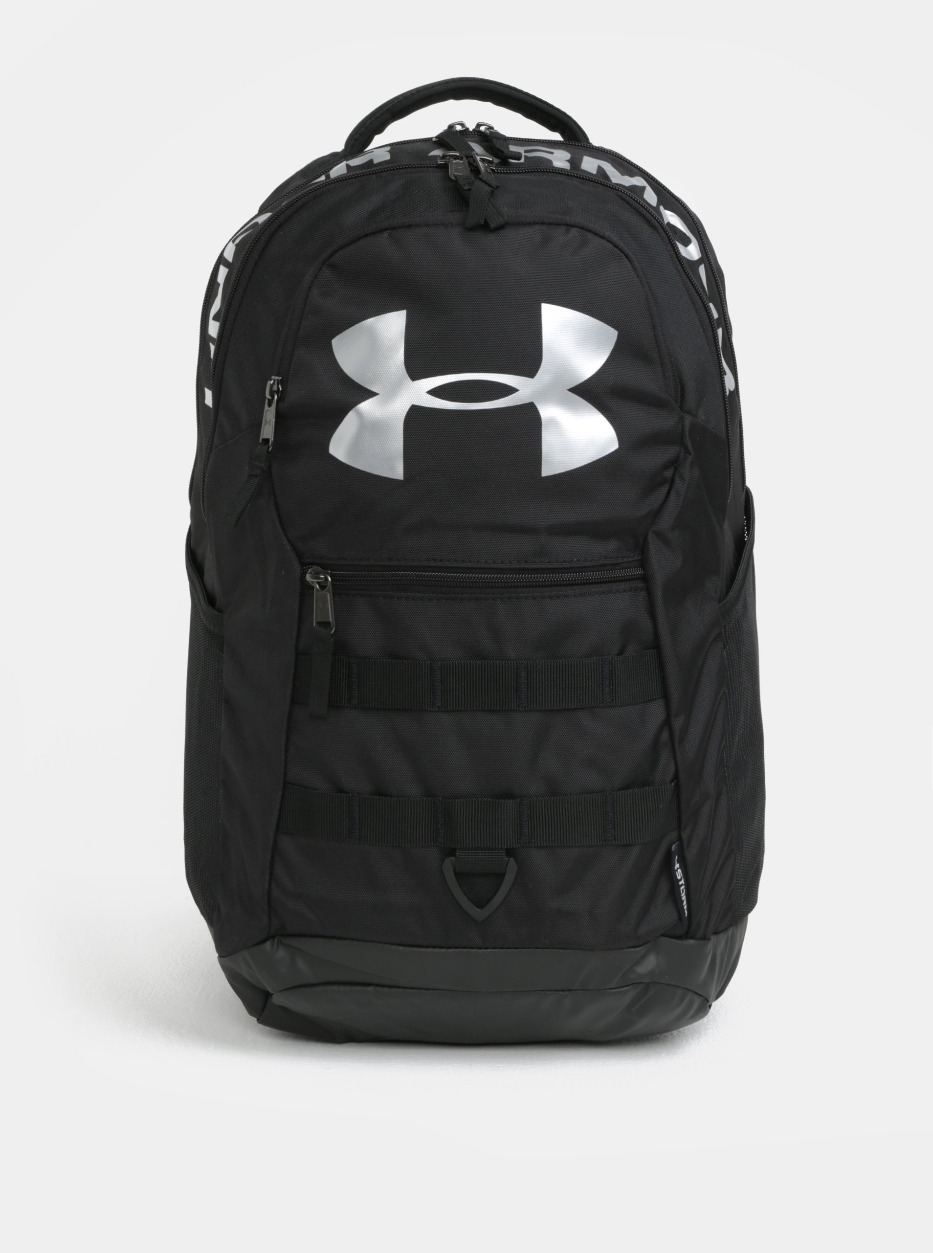 Černý voděodolný batoh s reflexními prvky Under Armour Černý voděodolný batoh s reflexními prvky Under Armour