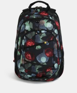 Černý vzorovaný batoh na notebook 15