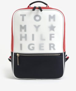 Červeno-modrý batoh Tommy Hilfiger