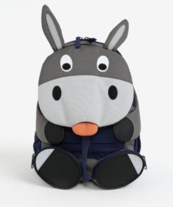 Šedý batoh ve tvaru oslíka Affenzahn 8 l