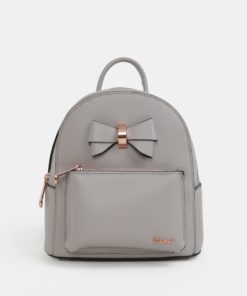 Šedý malý batoh s mašlí Gionni Avril