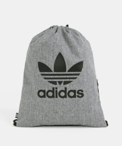 Šedý žíhaný vak s potiskem adidas Originals