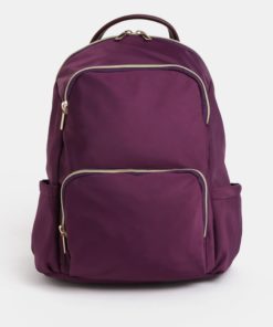 Fialový batoh se zipy ve zlaté barvě ZOOT