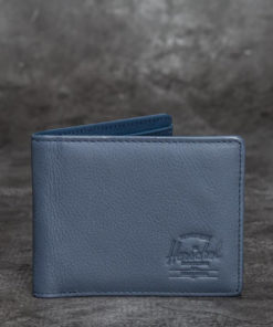 Herschel Supply Co. Hank+ Leather Wallet Navy Univerzální velikost