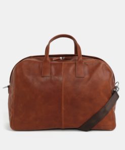 Hnědá kožená cestovní taška Vagabond Torino
