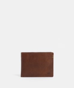 Hnědá kožená peněženka Dice Parker