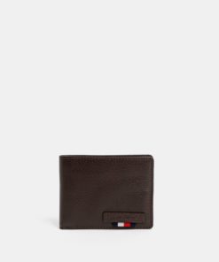 Hnědá kožená peněženka Tommy Hilfiger