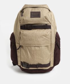 Hnědý žíhaný batoh Burton 27 l