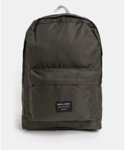 Khaki batoh s přední kapsou Jack & Jones Basic