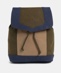 Khaki koženkový batoh Roxy Beach