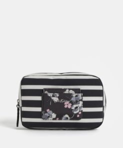 Krémovo-černá dámská kosmetická taška Cath Kidston