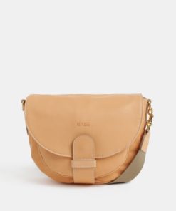 Meruňková kožená crossbody kabelka BREE Stockholm 29
