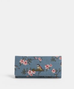 Modrá květovaná peněženka Brakeburn