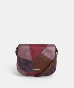 Růžovo-fialová crossbody kabelka Desigual Ares