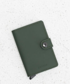 Secrid Miniwallet Matte Green/ Black Univerzální velikost