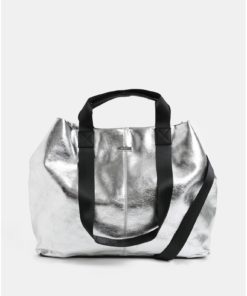 Shopper ve stříbrné barvě ALDO