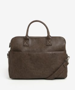 Tmavě hnědá taška Bobby Black