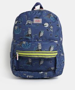 Tmavě modrý klučičí batoh s motivem zvířátek Cath Kidston
