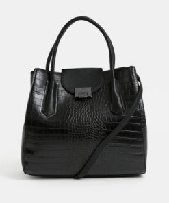 Černá koženková kabelka ALDO