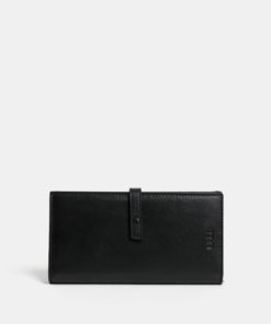 Černá kožená peněženka BREE Issy 136