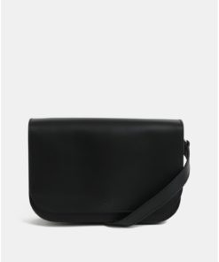 Černá malá kožená crossbody kabelka BREE Cambridge 15