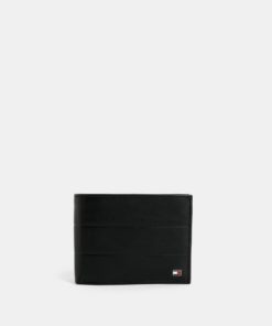 Černá pánská kožená peněženka Tommy Hilfiger