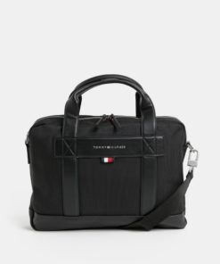 Černá taška na notebook Tommy Hilfiger